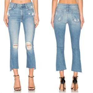 MOTHER SUPERIOR Insider Crop Step Fray Hijacking The Runway Sz 26 {3L54}